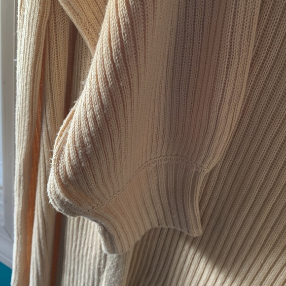 Sweet Lemon cream colored Duster Sweater - Picture 3 of 8